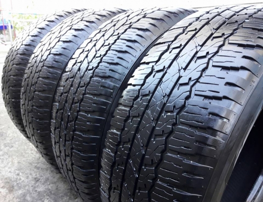 ยางรถยนต์ BRIDGESTONE รุ่นDUELER A/T. 265 65R17 สัปดาห์ที่26 ปี2016 ลงพื้นปลายปี2016 สภาพสวยมากๆ ดอก ยางรถยนต์ BRIDGESTONE รุ่นDUELER A/T. 265 65R17 สัปดาห์ที่26 ปี2016 ลงพื้นปลายปี2016 สภาพสวยมากๆ ดอก