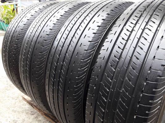 ยางรถยนต์มือสอง BRIDGESTONE รุ่น DURAVIS R611. 205 70R15 ปี2016 สภาพสวย ดอกเยอะ ใช้อีกยาวๆไม่แพง