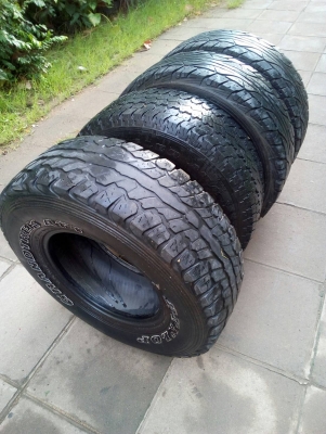 31x10.50R15 DUNLOP GRANDTREK AT1 มี 1 เส้น โทร.081-427-3941