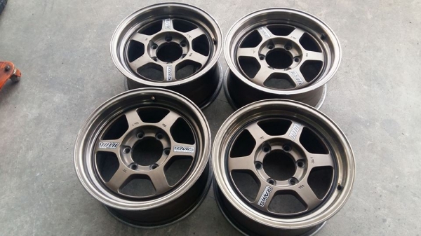 ขายล้อแม็กมือ2 te37x 16"&times;8" et30 6รู139.7สนใจติดต่อร้าน ก.เจริญการยางครับ 081-3747940