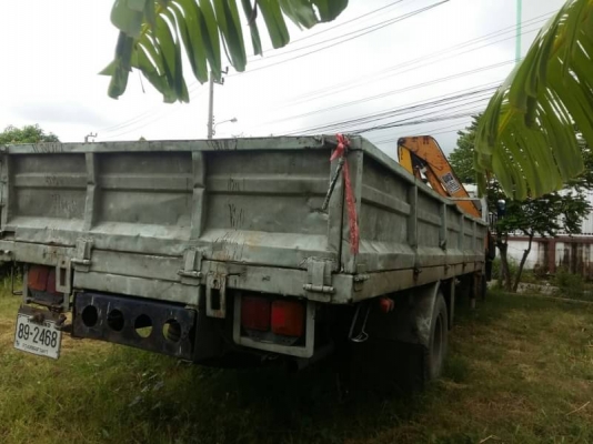 ขายรถหกล้อติดเครน 5 ตัน กระบะยาว 7.20 ขายรถหกล้อติดเครน 5 ตัน กระบะยาว 7.20