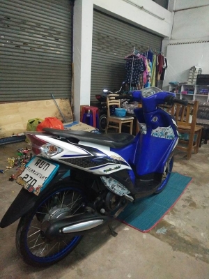 มีโอ 115 Z สีดำน้ำเงินขาว ปี 2554 รถสภาพดี พร้อมใช้งาน มีโอ 115 Z สีดำน้ำเงินขาว ปี 2554 รถสภาพดี พร้อมใช้งาน
