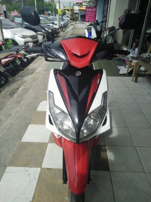 Yamaha Mio 125 รุ่น MX (ล้อแม็กซ์แท้) ปี 2553 สีดำแดงขาว รถสวย ขับอย่างหล่อ พร้อมใช้