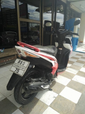 Yamaha Mio 125 รุ่น MX (ล้อแม็กซ์แท้) ปี 2553 สีดำแดงขาว รถสวย ขับอย่างหล่อ พร้อมใช้