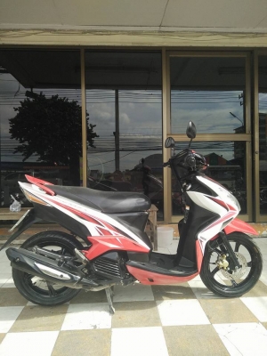 Yamaha Mio 125 รุ่น MX (ล้อแม็กซ์แท้) ปี 2553 สีดำแดงขาว รถสวย ขับอย่างหล่อ พร้อมใช้