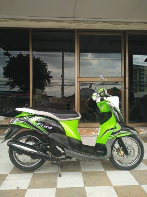 ฟีโน่ เกย์แยกส่วน สีดำเขียวขาว ปี 2555 รุ่นสปอร์ต รถสวย ขับดี น่าใช้