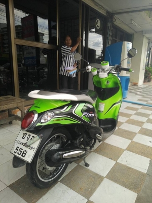 ฟีโน่ เกย์แยกส่วน สีดำเขียวขาว ปี 2555 รุ่นสปอร์ต รถสวย ขับดี น่าใช้
