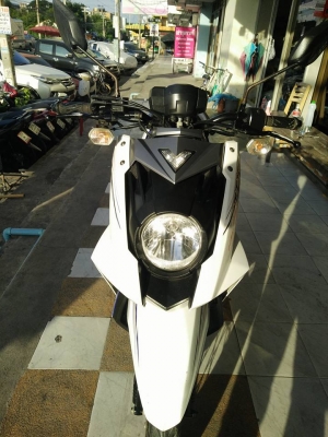 Yamaha TTX สีขาวน้ำเงิน ปี 2555 รถสวยสปอร์ต หัวฉีดประหยัดน้ำมัน
