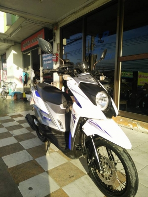 Yamaha TTX สีขาวน้ำเงิน ปี 2555 รถสวยสปอร์ต หัวฉีดประหยัดน้ำมัน