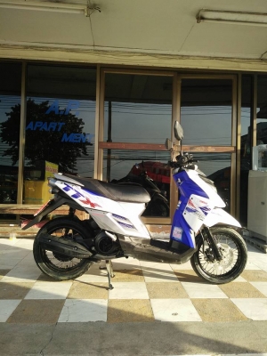 Yamaha TTX สีขาวน้ำเงิน ปี 2555 รถสวยสปอร์ต หัวฉีดประหยัดน้ำมัน Yamaha TTX สีขาวน้ำเงิน ปี 2555 รถสวยสปอร์ต หัวฉีดประหยัดน้ำมัน
