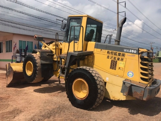ขายรถตักล้อยาง KOMATSU WA350-3E รถนอกนำเข้าเองจากญี่ปุ่น สภาพสวยพร้อมใช้งาน มีVDOการทำงานครับ ขายรถตักล้อยาง KOMATSU WA350-3E รถนอกนำเข้าเองจากญี่ปุ่น สภาพสวยพร้อมใช้งาน มีVDOการทำงานครับ