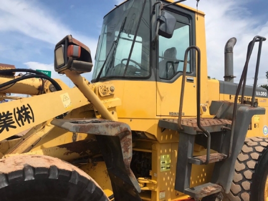 ขายรถตักล้อยาง KOMATSU WA350-3E รถนอกนำเข้าเองจากญี่ปุ่น สภาพสวยพร้อมใช้งาน มีVDOการทำงานครับ ขายรถตักล้อยาง KOMATSU WA350-3E รถนอกนำเข้าเองจากญี่ปุ่น สภาพสวยพร้อมใช้งาน มีVDOการทำงานครับ