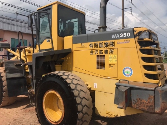 ขายรถตักล้อยาง KOMATSU WA350-3E รถนอกนำเข้าเองจากญี่ปุ่น สภาพสวยพร้อมใช้งาน มีVDOการทำงานครับ ขายรถตักล้อยาง KOMATSU WA350-3E รถนอกนำเข้าเองจากญี่ปุ่น สภาพสวยพร้อมใช้งาน มีVDOการทำงานครับ