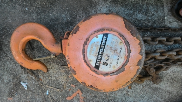 ขายเหมารอกโซ่ สาว5 ตัน4ตัว  Proma โซ่ยาว 5เมตรรอก20ตัน 1ตัว บาท 0876743909