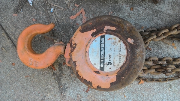 ขายเหมารอกโซ่ สาว5 ตัน4ตัว  Proma โซ่ยาว 5เมตรรอก20ตัน 1ตัว บาท 0876743909
