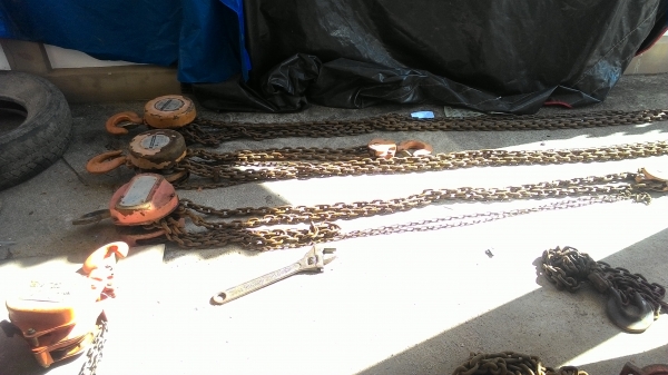 ขายเหมารอกโซ่ สาว5 ตัน4ตัว  Proma โซ่ยาว 5เมตรรอก20ตัน 1ตัว บาท 0876743909