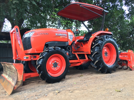 ขายด่วน!!! L4708DT พร้อมใบมีด+ผานCMTใหม่  รถ170ชั่วโมง ปี2559