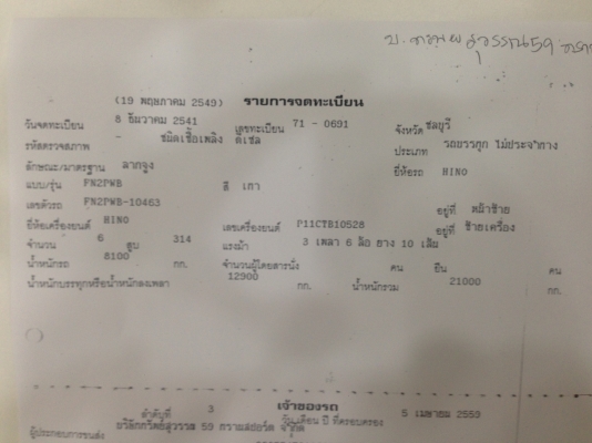 ขายด่วนสิบล้อหัวลากHINO-Profia-314แรงเพลาเดียว สภาพสวยพร้อมใช้
