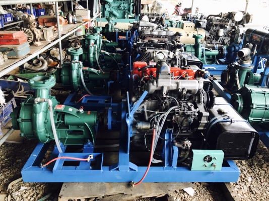 ปั๊มน้ำชนเครื่องยนต์ พร้อมใช้งาน รับประกันความพึงพอใจเครื่องไม่ดี ปั๊มไม่เจ๋ง น้ำไม่แรง ไม่ต้องเอาไปครับ