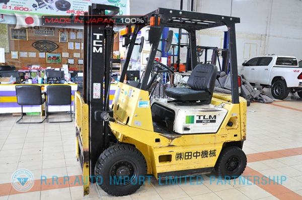 ขายรถโฟล์คลิฟท์มือสอง TCM รุ่น FG14N16S-12105355 นำเข้าจากประเทศญี่ปุ่น 100\% ไม่เคยใช้งานในไทย