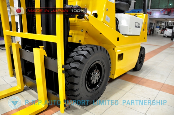 ขายรถโฟล์คลิฟท์มือสอง TCM รุ่น FG14N16S-12105355 นำเข้าจากประเทศญี่ปุ่น 100\% ไม่เคยใช้งานในไทย