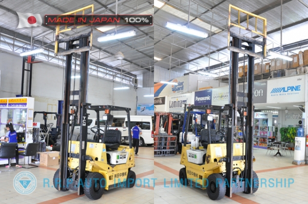 ขายรถโฟล์คลิฟท์มือสอง TCM รุ่น FG14N16S-12105355 นำเข้าจากประเทศญี่ปุ่น 100\% ไม่เคยใช้งานในไทย