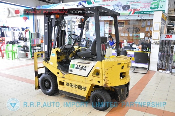 ขายรถโฟล์คลิฟท์มือสอง TCM รุ่น FG14N16S-12105355 นำเข้าจากประเทศญี่ปุ่น 100\% ไม่เคยใช้งานในไทย