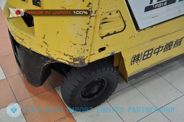 ขายรถโฟล์คลิฟท์มือสอง TCM รุ่น FG14N16S-12105355 นำเข้าจากประเทศญี่ปุ่น 100\% ไม่เคยใช้งานในไทย