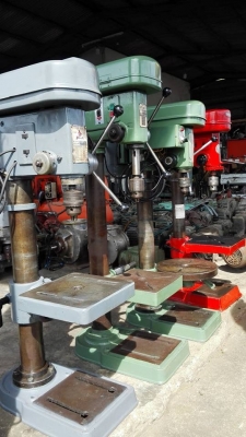 ** SOLD ** สว่านแท่นญี่ปุ่น Made in JAPAN เจาะ 16 mm ไฟบ้าน 220V สภาพแน่นทุกตัวพร้อมใช้