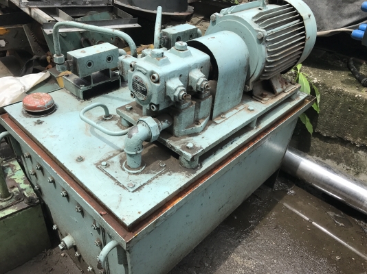 ขายปั้มน้ำมันไฮโดรลิค หัวปั้ม 2ตอน Nachi made in Japan ขนาดมอเตอร์ mitsubishi 10HP. 380V สภาพดีเดิมๆ หมุนนิ่ม พร้อมใช้งาน
