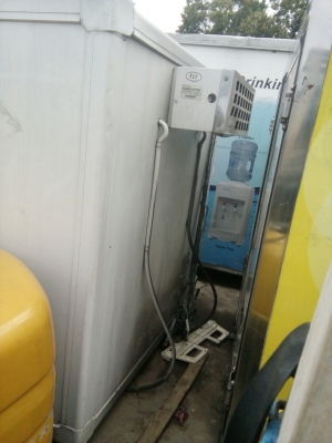 ตู้ฟีดประตู 3 บาน  ยาว 3.11 เมตร กว้าง 1.74 สูง 1.80 เมตร  แซซซีตู้กว้าง 83 เซนติเมตร