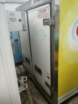 ตู้ฟีดประตู 3 บาน ยาว 3.10 เมตร กว้าง 1.70 เมตร สูง 1.90 เมตร แซซซีตู้กว้าง 73 เซนติเมตร