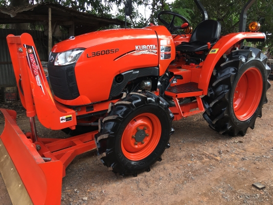 ขาย L3608SP ปี59 อุปกร3ชิ้นใบดันหน้า+ผานหลัง+โรตารี่ รถ496ชั่วโมง พร้อมเล่ม