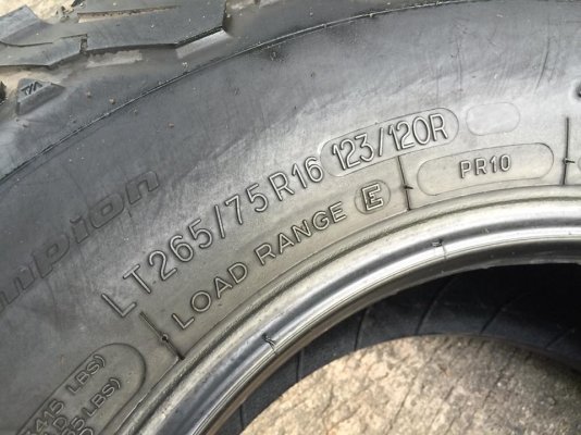 BF All-Terrain Ko2 265/75/16 ปี15 USA.