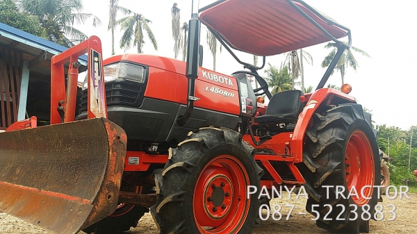 รถเข้าใหม่#ปัญญาแทรคเตอร์..จัดมาให้ครับ ด่วน 275,000 บาท.คูโบต้าL4508DIใบมีดคานล่าง พร้อม ผานพรวน6&times;24CMT สภาพพร้อมใช้ จัดส่งอำเภอบ้านบึงจังหวัดชลบุรี