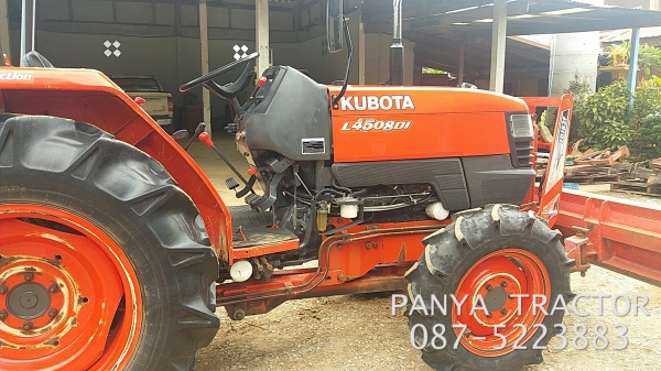 รถเข้าใหม่#ปัญญาแทรคเตอร์..จัดมาให้ครับ ด่วน 275,000 บาท.คูโบต้าL4508DIใบมีดคานล่าง พร้อม ผานพรวน6&times;24CMT สภาพพร้อมใช้ จัดส่งอำเภอบ้านบึงจังหวัดชลบุรี