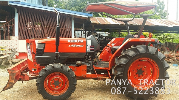 รถเข้าใหม่#ปัญญาแทรคเตอร์..จัดมาให้ครับ ด่วน 275,000 บาท.คูโบต้าL4508DIใบมีดคานล่าง พร้อม ผานพรวน6&times;24CMT สภาพพร้อมใช้ จัดส่งอำเภอบ้านบึงจังหวัดชลบุรี