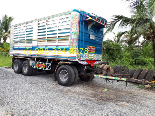 Isuzu 360 แรง ปลายปี 53 กระบะดัมพ์อู่ซีทีทรัค แม่ 12 ล้อ ลูก 3 เพลาแท้ยาว 6.80 เมตร รถป้ายแดงมือเดียว ยางดี พร้อมใช้งาน