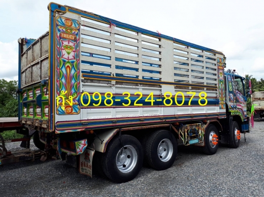 Isuzu 360 แรง ปลายปี 53 กระบะดัมพ์อู่ซีทีทรัค แม่ 12 ล้อ ลูก 3 เพลาแท้ยาว 6.80 เมตร รถป้ายแดงมือเดียว ยางดี พร้อมใช้งาน