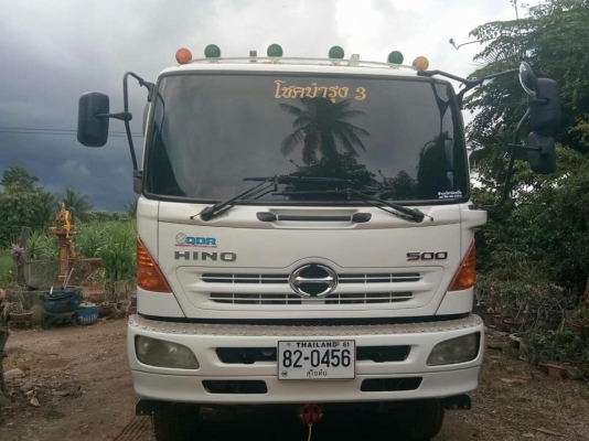 Hino 320 แรง ปี 49 แม่เดี่ยวกระบะดัมพ์ มีระบบลากพ่วง