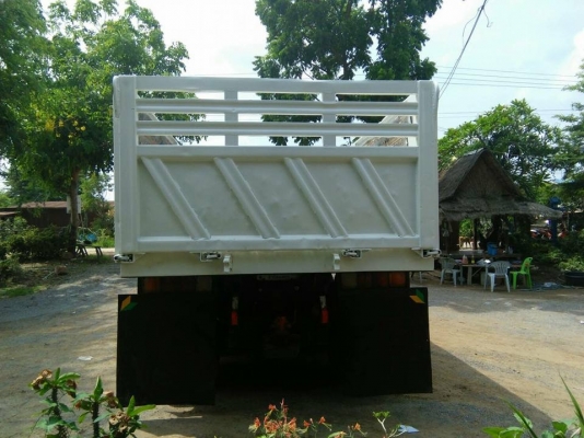 Hino 380 แรง ปี 56 แม่เดี่ยวกระบะดัมพ์สามมิตร มีระบบลากพ่วง ทะเบียนพร้อม