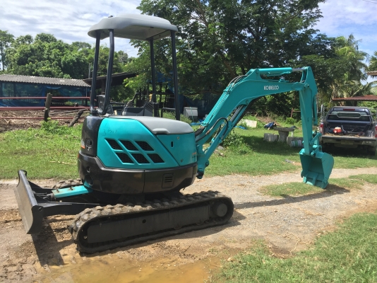 รถขุด kobelco sk25sr-2 (ขนาด2.5ตัน)เก่าญี่ปุ่นไม่เคยใช้ในไทย โทร 086-1602189
