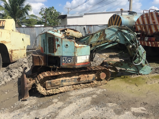 ขายด่วนรถขุดKUBOTA RX301เครื่องพัง ขายตามสภาพ