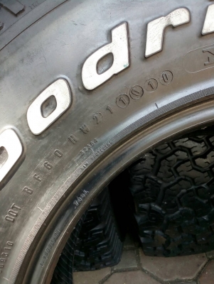 31x10.50R15 BF Goodrich All Terrain แม๊กหยดน้ำ ชุด 4 ล้อ โทร.081-427-3941