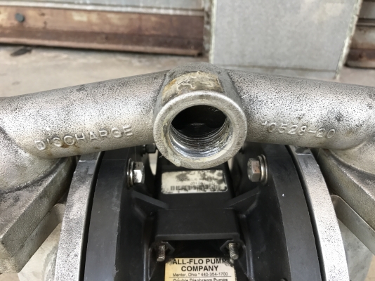 ขายปั้มไดอะแฟรม All-flo pump made in USA. ขนาด 1นิ้ว โครงสร้างสแตนเลส สภาพสวย พร้อมใช้งาน