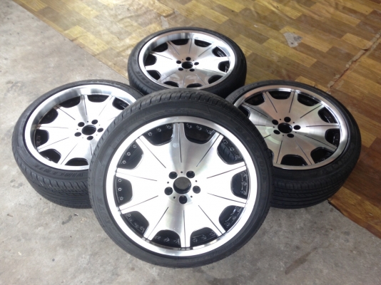 แม็กขอบ18 5รู100 พร้อมยาง