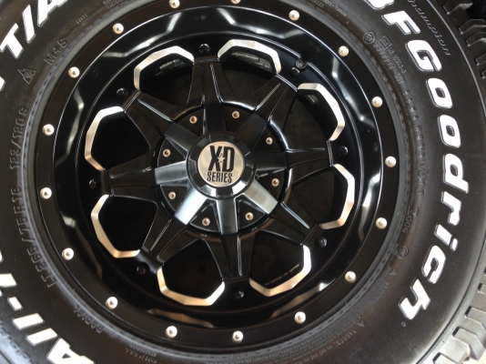 ล้อ XD ขอบ16 6รู139 พร้อมยาง BF ล้อ XD ขอบ16 6รู139 พร้อมยาง BF