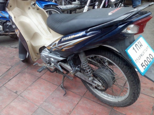 ขาย Yamaha Spark 115 i รุ่นหัวฉีด ปี 56 เครื่องดีเดิมๆ ภายนอกสีสวย ไม่เคยล้ม เล่มพร้อมชุดโอน **ขายพร้อมป้ายทะเบียนสวย** 0864076768 เน้นโทรอย่างเดียว