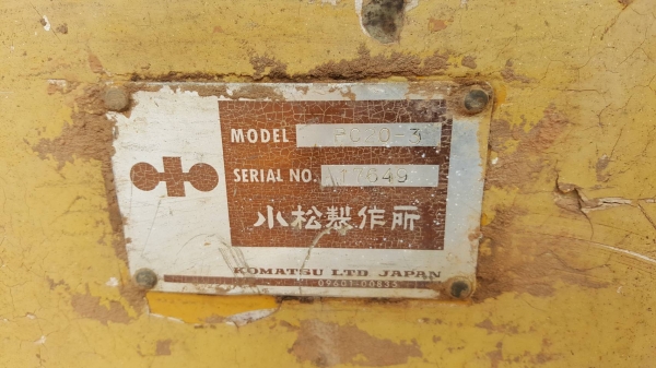 ขาย แบคโฮ KOMATSU PC20-3 รถใช้งานอยู่ประจำ เครื่องดี ปั้มดี ช่วงล่างเช็คใหม่แล้ว เอกสารใบซื้อขายครับ