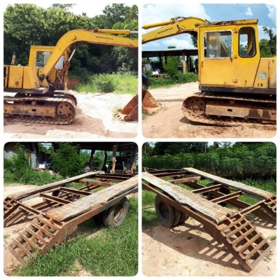 ขาย 215,000 บาท  KOMATSU PC60-1 (10HT) + สาลีขึ้น 60 เครื่องพอใช้ ปั้มพอใช้ โช่พอใช้ เอกสารชื้อขาย   รถอยู่ จ.ยโสธร โทร&amp;ไอดีไลน์ 0610710295